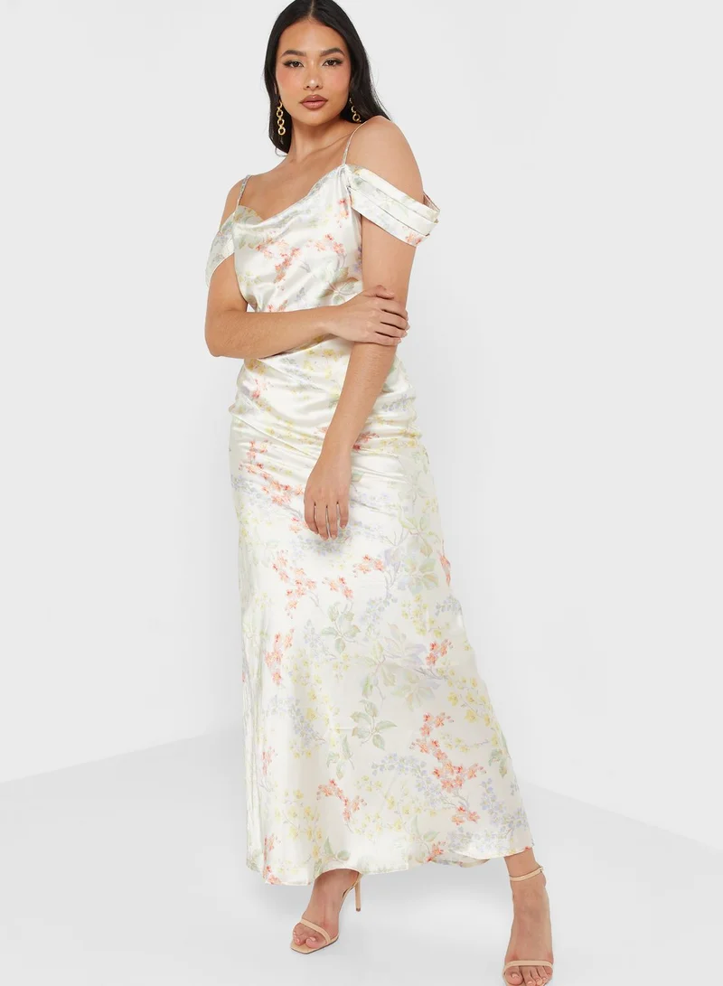 هوب اند ايفي فستان بطبعات ازهار