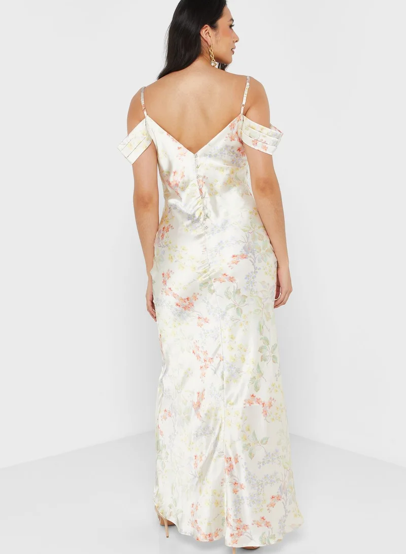 هوب اند ايفي فستان بطبعات ازهار