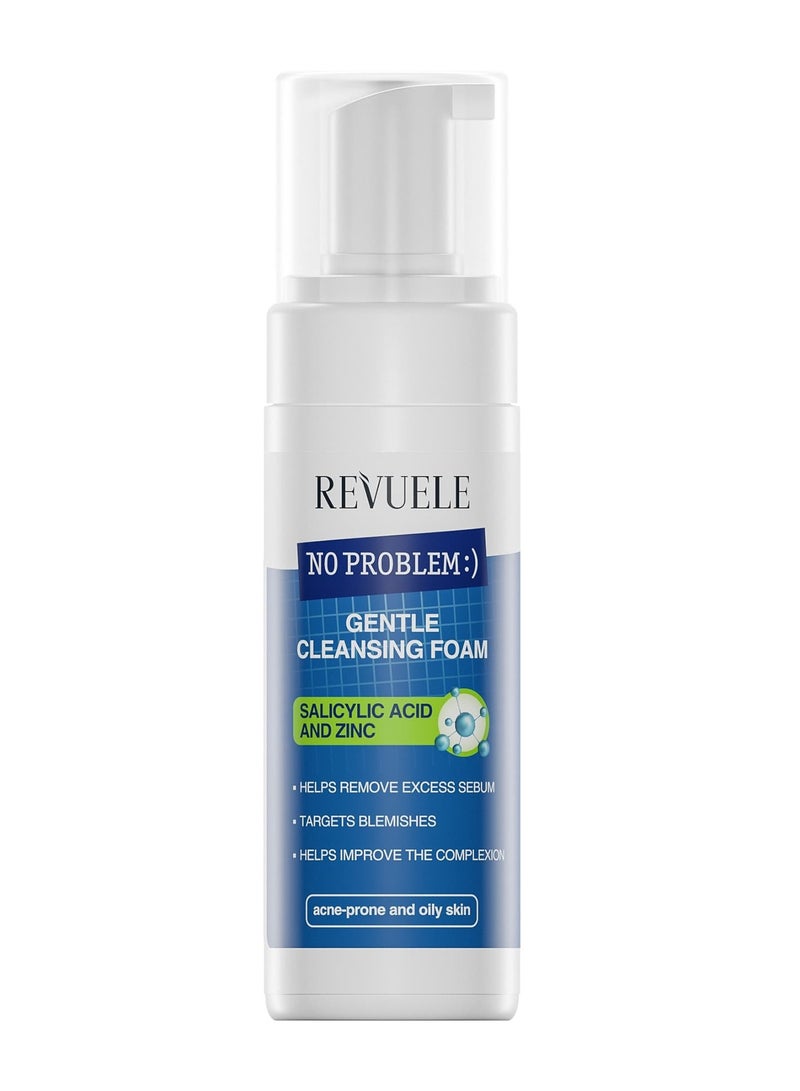 REVUELE Revuele No Problem Gentle Cleansing Faom Salicylic Acid And Zinc 