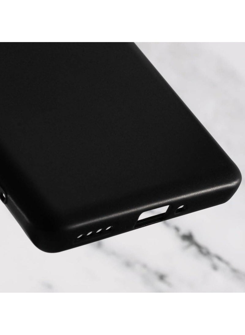 Oppo Realme GT Neo 6 SE 5G Case, Soft TPU Shockproof Silicone Bumper, Anti-Fingerprints Full Body Protective Cover, 6.78 Inches, Black - Image 2