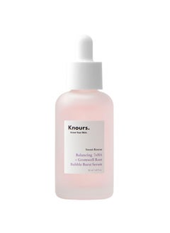Knours. Balancing 5xHA + Gromwell Root Bubble Burst Serum, Rose Water Niacinamide Hydrating Improve Tone Korean Skincare Clean Beauty (50ml 1.69fl. oz.)