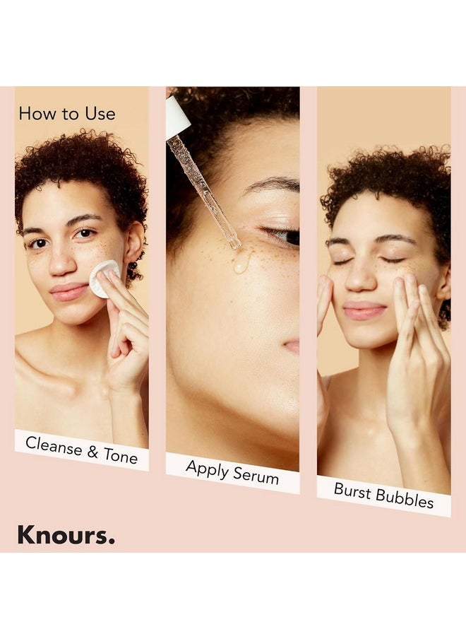 Generic - Knours. Balancing 5xHA + Gromwell Root Bubble Burst Serum, Rose Water Niacinamide Hydrating Improve Tone Korean Skincare Clean Beauty (50ml 1.69fl. oz.) - Image 1