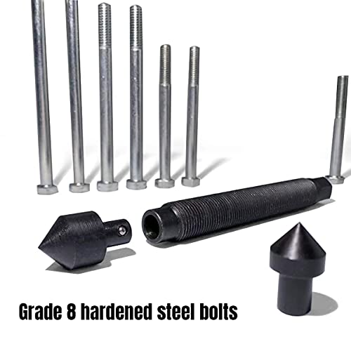 Thorstone 46pcs Harmonic Balancer Puller Set, Steering Wheel Flywheel Crankshaft Pulley Puller - Image 3