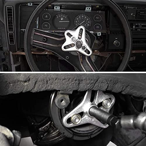 Thorstone 46pcs Harmonic Balancer Puller Set, Steering Wheel Flywheel Crankshaft Pulley Puller - Image 4