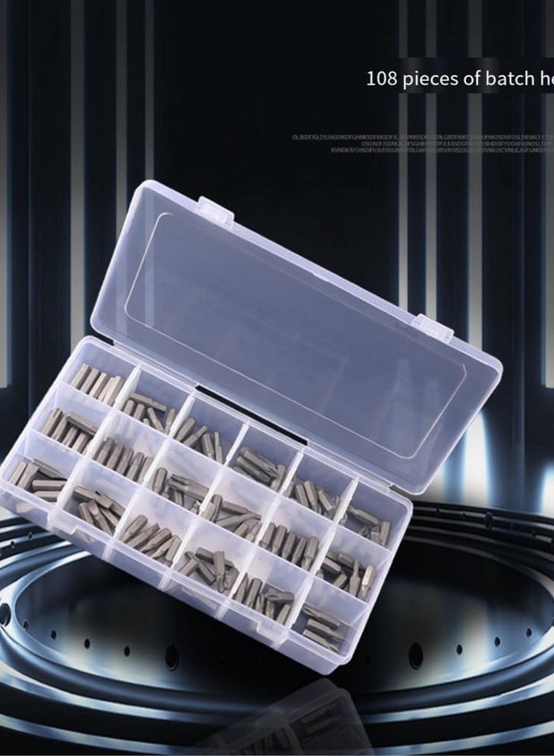 GGOOT 108-Piece Screwdriver Set Screwdriver Set Carbon Steel Multi-Purpose Screwdriver Set Hardware Tools - Image 3