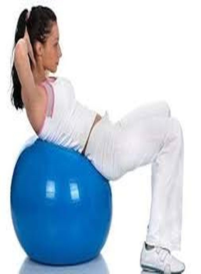GION Yoga Ball- Anti Burst 65 cm Exercise Ball with Inflation Pump, Non-Slip Gym Ball, for Yoga, Pilates, Core Training Exercises at Home and Gym- [Multi Color As Per Available]. - Image 2