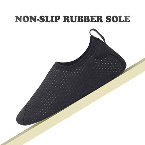 JIASUQI Outdoor Water Shoes Beach Sandals Pool for Kids Girls Boys Dot Black US 9.5-10 M Toddler - Image 5