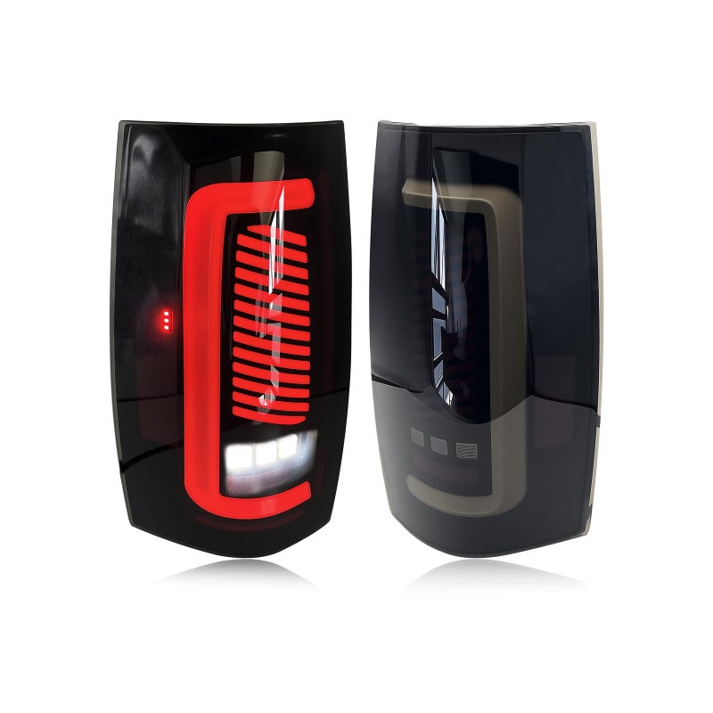 Sequential LED Tail Lights Compatible With 20072014 Suburban TahoeGMC Yukon Taillights wtih Brake Signal Boot Animation 1 Pair of LED Tail Lamps