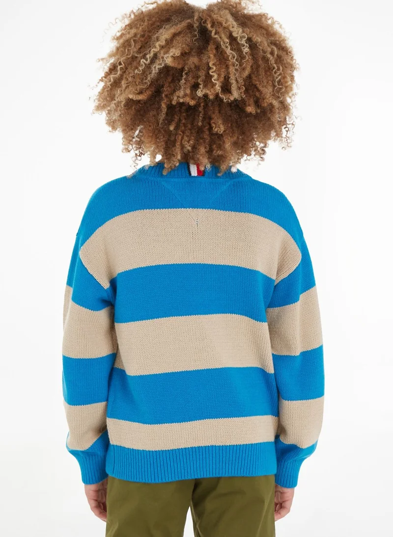 TOMMY HILFIGER Youth Colorblock Sweater