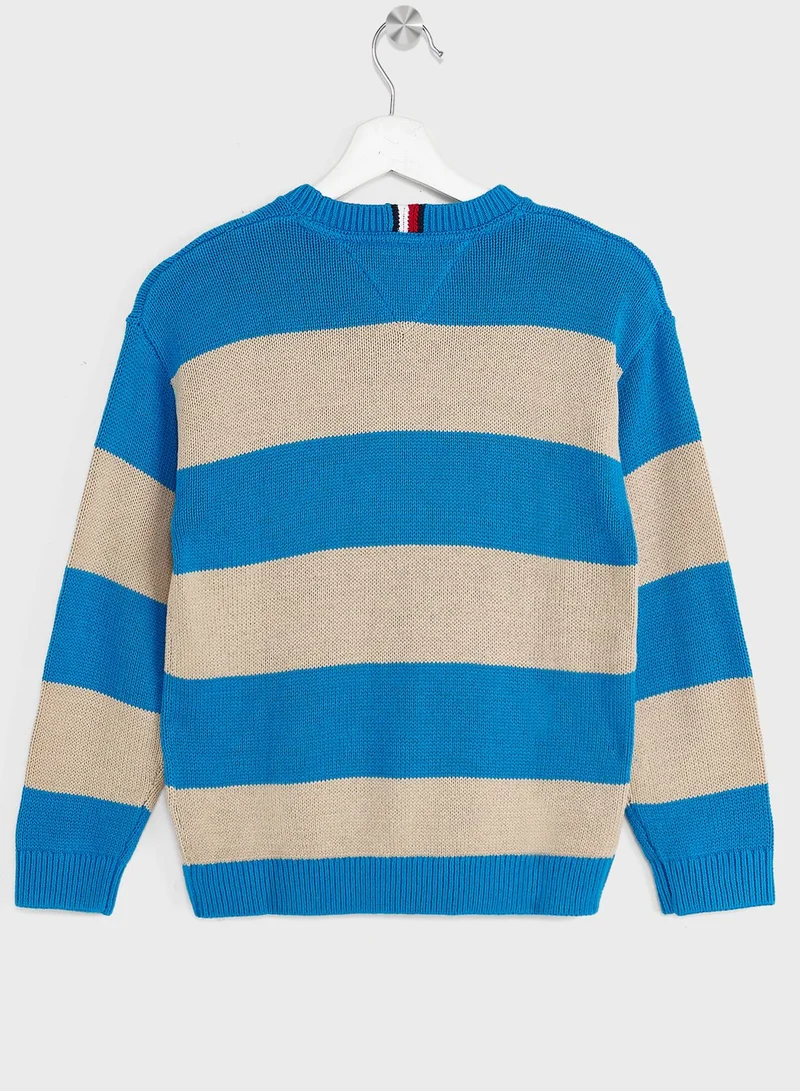 TOMMY HILFIGER Youth Colorblock Sweater