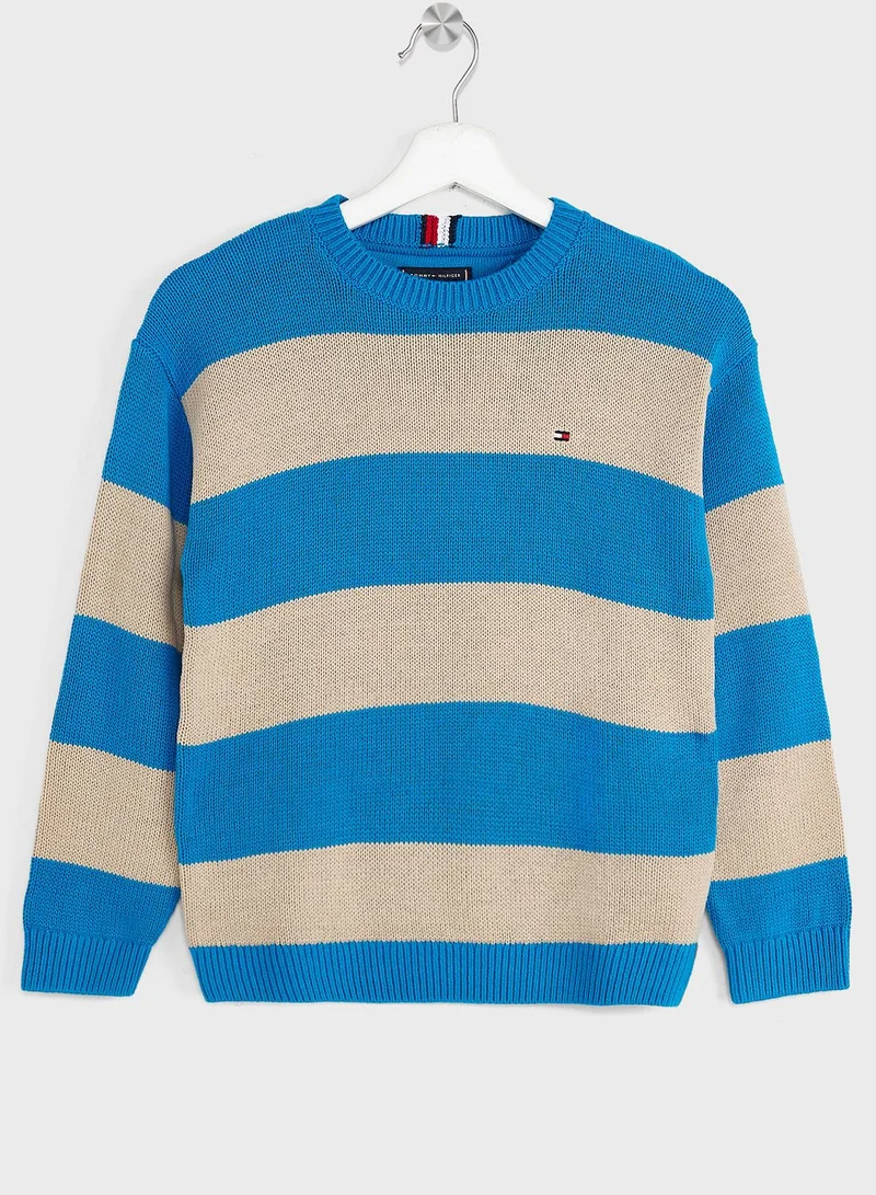 TOMMY HILFIGER Youth Colorblock Sweater