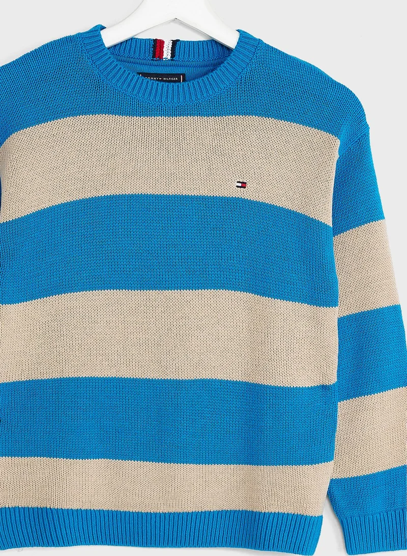 TOMMY HILFIGER Youth Colorblock Sweater