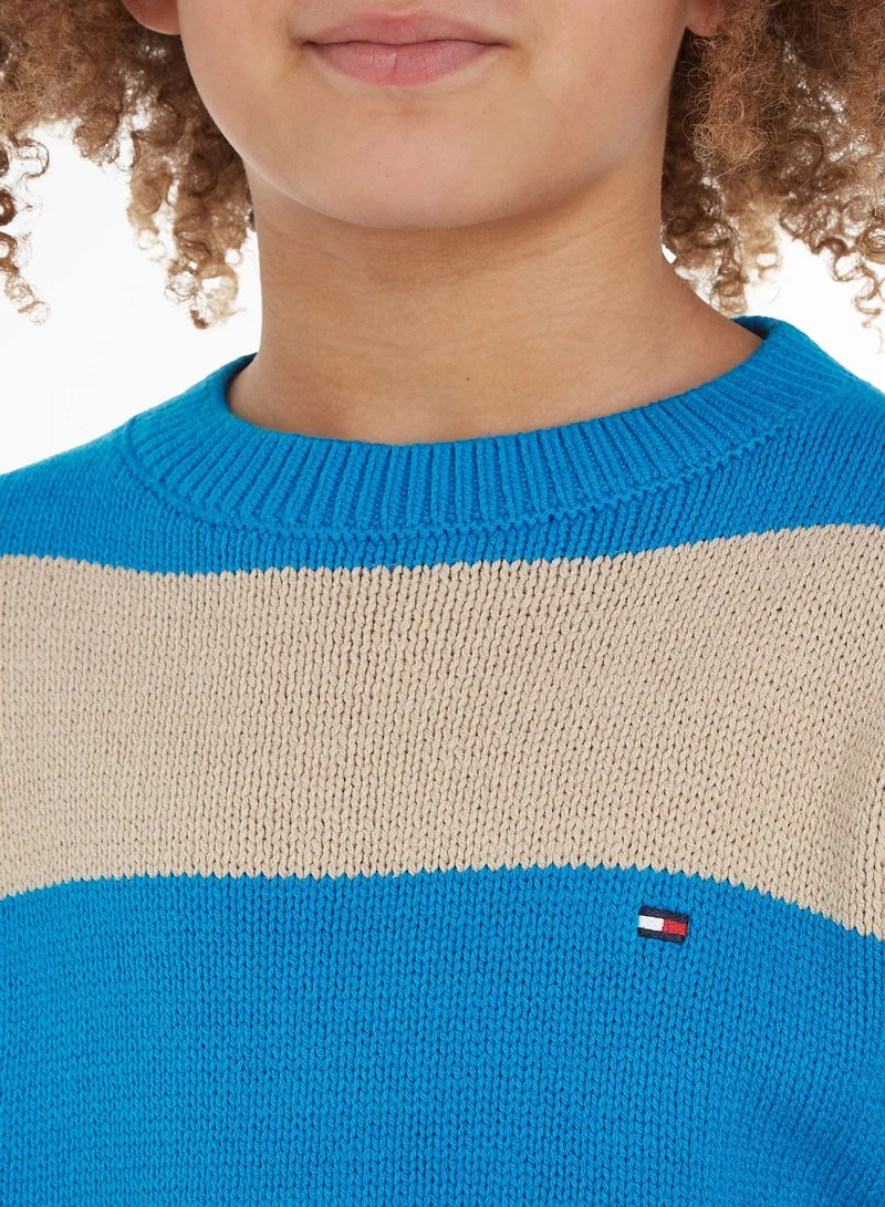 TOMMY HILFIGER Youth Colorblock Sweater