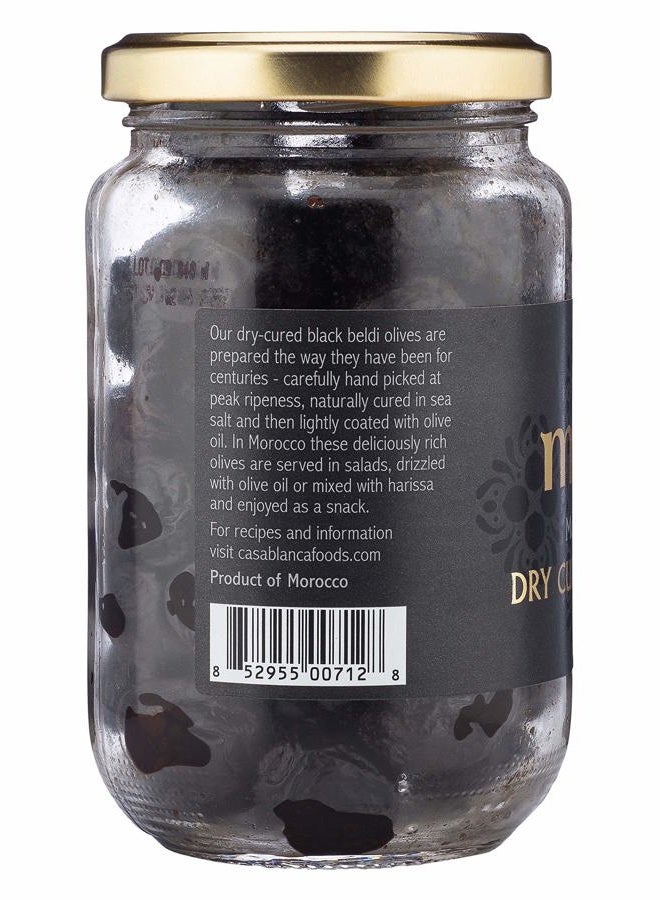 Mina Dry Cured Black Beldi Olives, Premium Handpicked and Naturally Cured in Morocco - Gluten Free, Low Carb, Vegan - Great Keto Snacks to Go, 7 oz - Image 3