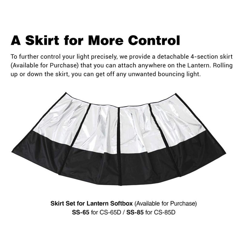 Godox SS85 Skirt Set for CS-85D Lantern Softbox - Image 2
