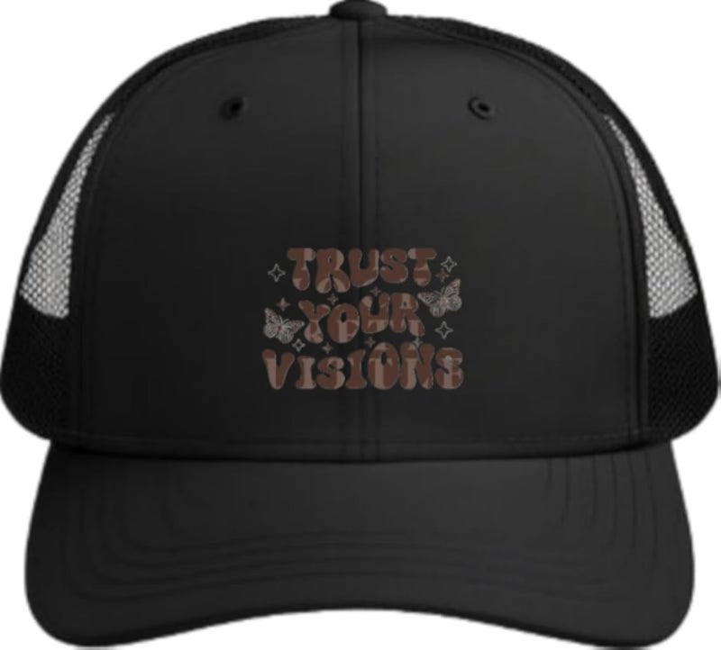 TRUST YOUR VISIONS Planets unisex baseball cap Black