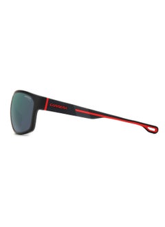 Carrera Men's Polarized Rectangular Shape  Sunglasses CARRERA 4018/S GREEN 45 - Lens Size: 44.9 Mm - Mt Blk Rd  - Image 5