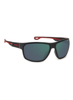 Carrera Men's Polarized Rectangular Shape  Sunglasses CARRERA 4018/S GREEN 45 - Lens Size: 44.9 Mm - Mt Blk Rd  - Image 2