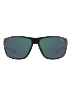 Carrera Men's Polarized Rectangular Shape  Sunglasses CARRERA 4018/S GREEN 45 - Lens Size: 44.9 Mm - Mt Blk Rd  - Image 3