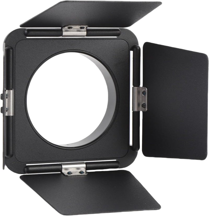Four Leaf Light Baffle for Bowens Small Mount, Adjustable Aluminum Alloy Baffle, Video Light Compatible for Photography & Vlogging - Image 1