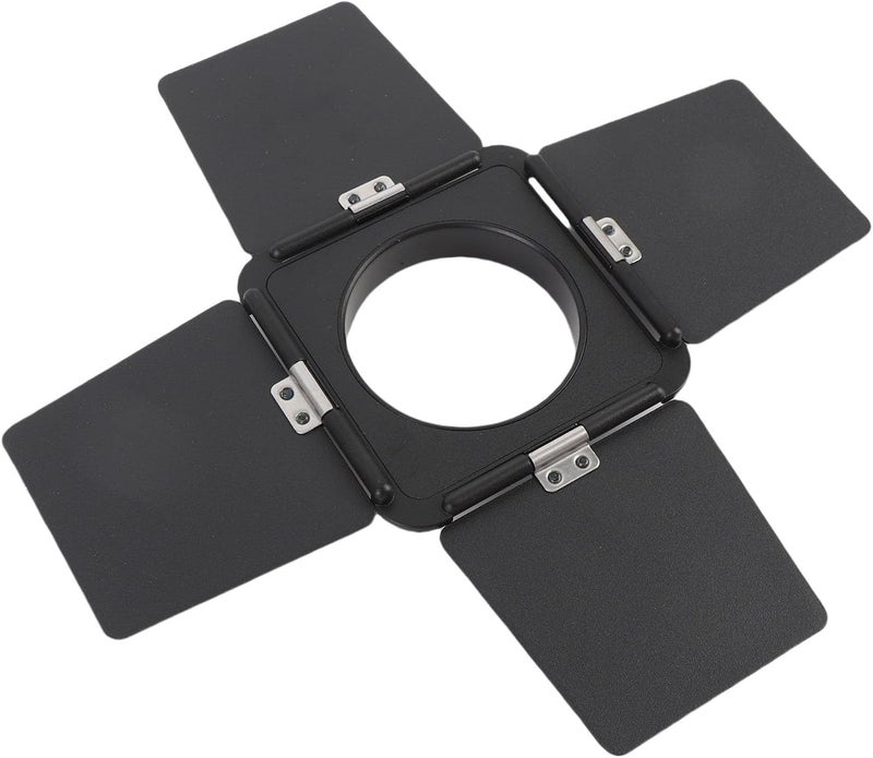 Four Leaf Light Baffle for Bowens Small Mount, Adjustable Aluminum Alloy Baffle, Video Light Compatible for Photography & Vlogging - Image 2