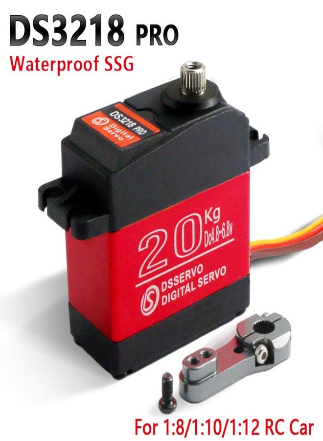 ZOSKAY servo 6V 20kg/0.09S High Speed Servo DS3218 PRO Waterproof High Torque Metal Gear Standard Digital Servo for 1/8 1/10 Scale RC Cars (Control Angle 270) - Image 2