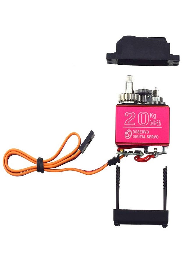 ZOSKAY servo 6V 20kg/0.09S High Speed Servo DS3218 PRO Waterproof High Torque Metal Gear Standard Digital Servo for 1/8 1/10 Scale RC Cars (Control Angle 270) - Image 3