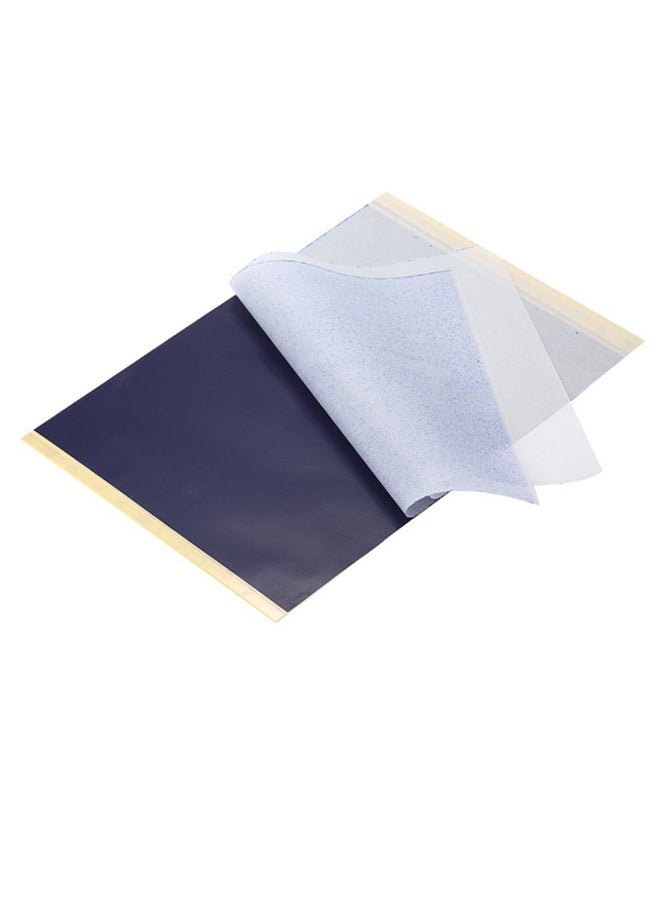 NIBEMINENT Pack Of 100 Thermal Stencil Tattoo Transfer Paper Sheet White - Image 1