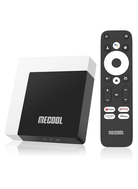 Android TV Box 11.0, MECOOL KM7 Plus Smart TV Box 4K HDR 2GB 16GB Support 2.4G/5.0G/BT 5.0/AV1 GTV Remote Streaming Media Player with Amlogic S905Y4 Netflix Google Assistant