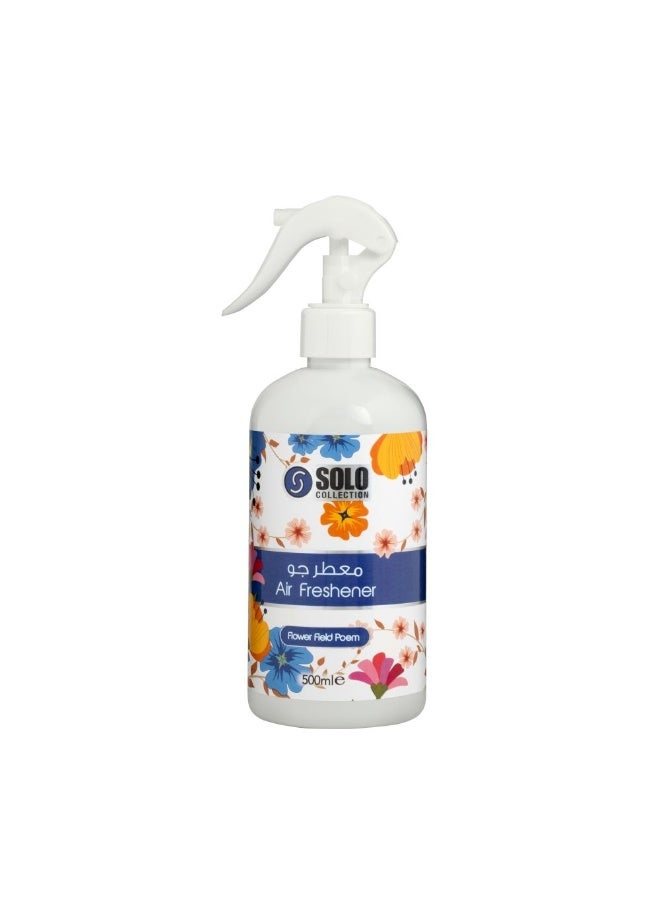 DANUBE HOME Danube Home Solo Room Spray - 500Ml (Flower Field Poem) Long-Lasting Air Freshner Sprayer Enchanting Floral, Fresh & Woody Aroma Home Fragrance Decorative Home Accessories 