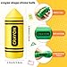 Wiwiqing 6 Pcs 394 Inches Crayon Stress Balls Toys Gift for Kids Adult Easter Classroom School Student Teacher Reward Party Favors Prizes Motivational Foam Stress Relief Slow Rising Hand Squeeze - Image 4