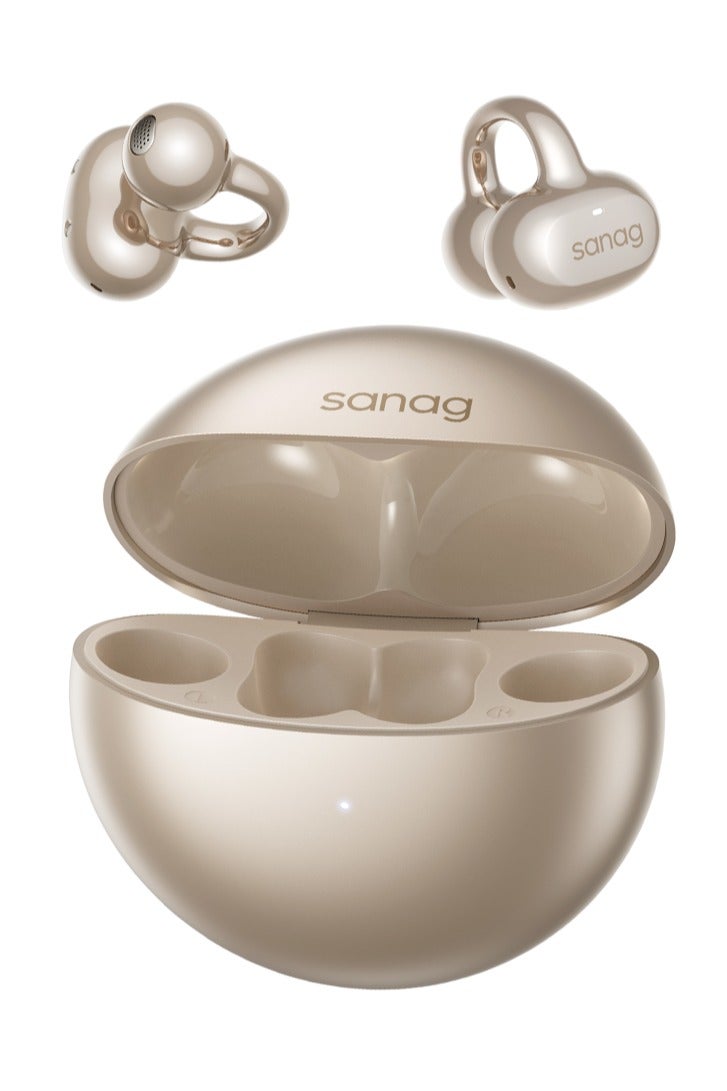 sanag S6S Pro Open-Ear Bluetooth Headphones, 4g Ultra-Light, 50H Battery, Immersive Sound, IPX4 Waterproof, Smart App Control - Image 1