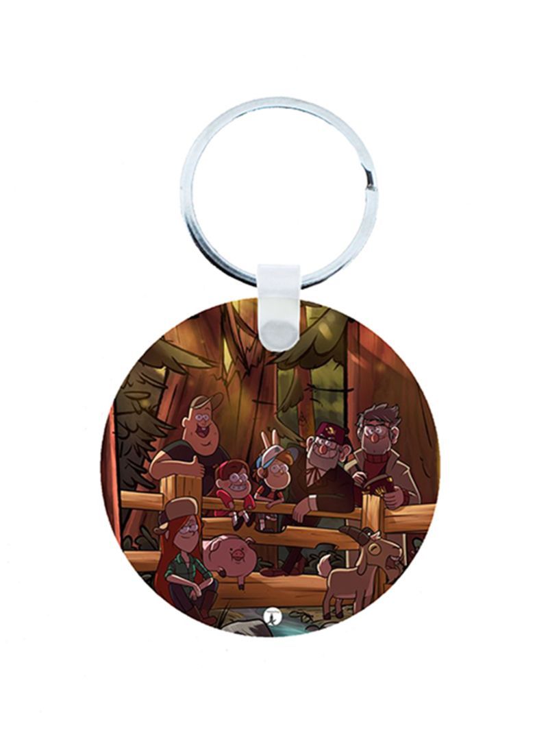 RKN The Gravity Falls Wooden Keychain