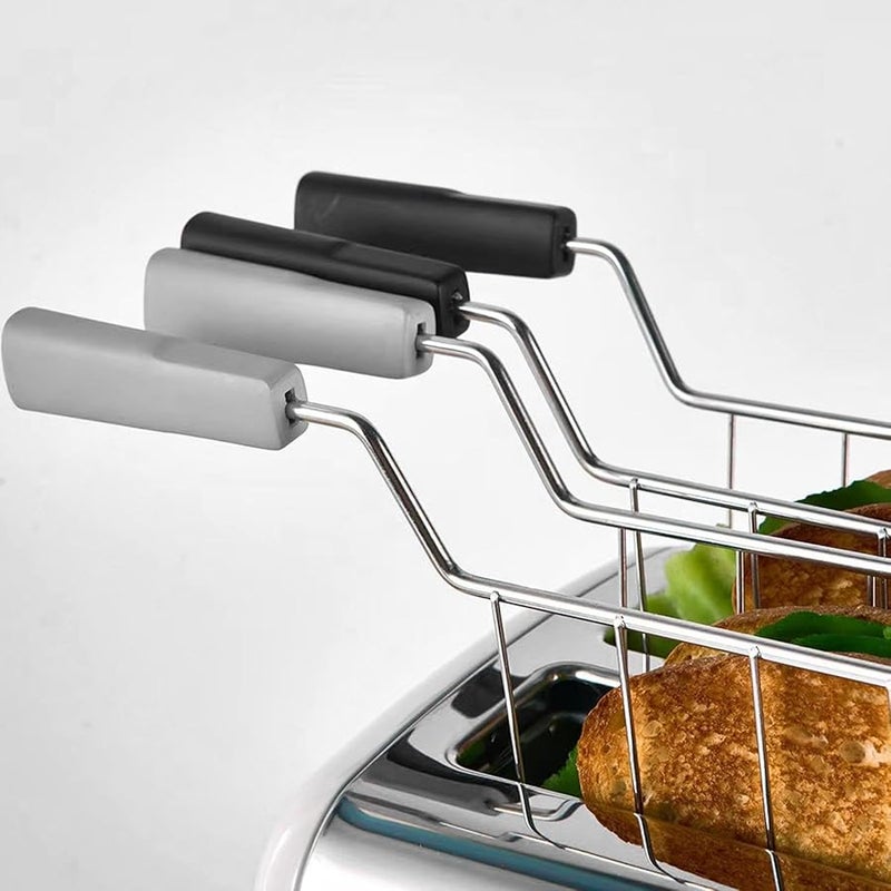 Stainless Steel Toaster Warming Rack Sandwich Bread Toast Holder For Kitchen - Image 2