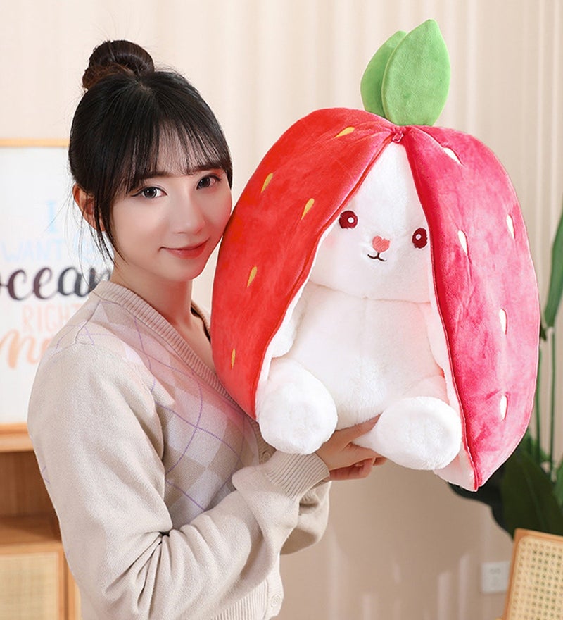 Pandamkee Strawberry Rabbit Gold Plush Valentine's Day Special  - Image 2