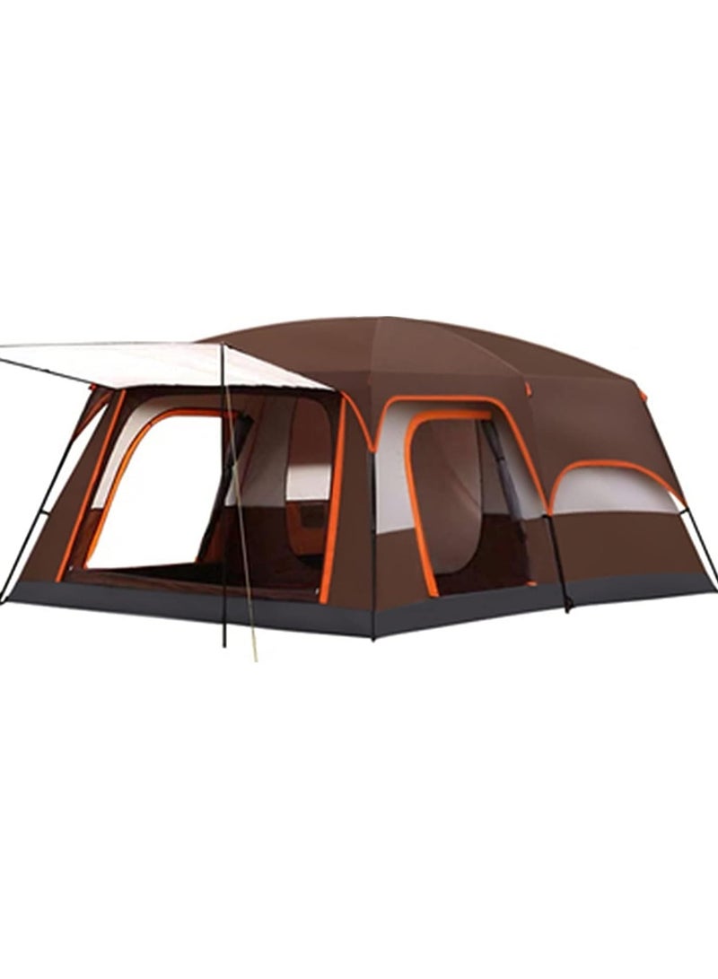 DubaiGallery Big Camping Tent, Waterproof 2 Bedrooms Big Size Travel Tent Outdoor Camping Tent For Family - Image 1