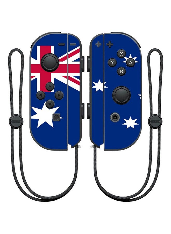 MIGHTY SKINS Mightyskins Skin Compatible With Nintendo Joy Con Controller Wrap Cover Sticker Skins Australian Flag - Image 1