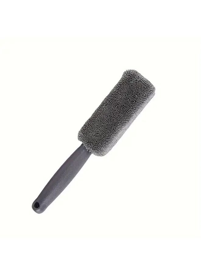 Superfine Fiber Microfiber Car Wheel Brush Blue Soft Scratch Free Cleaning Tool - Image 4