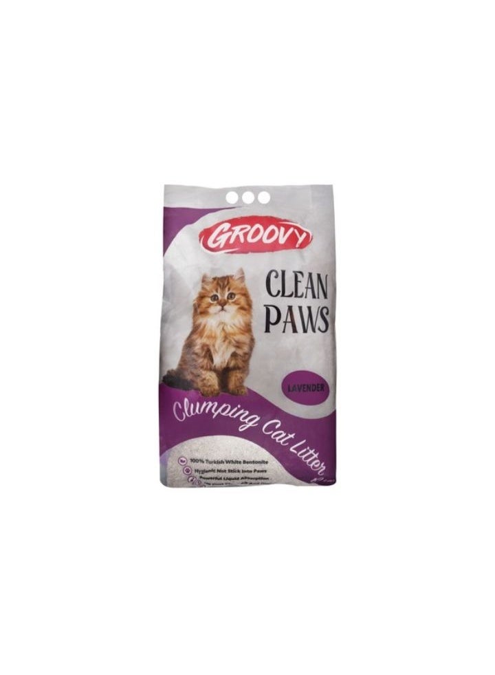 Groovy Lavender Scented Cat Litter 10L