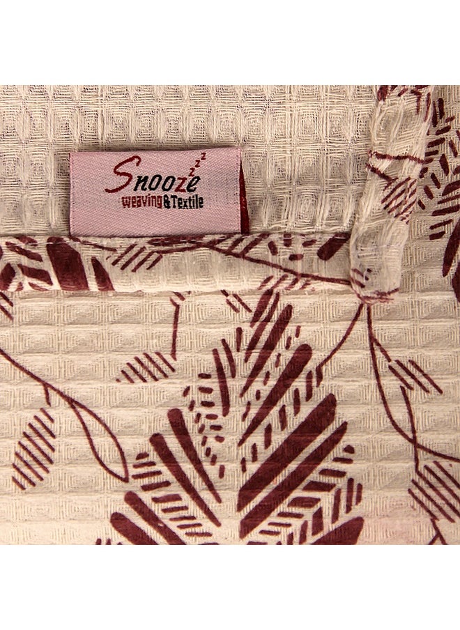 snooze Snooze Printed Summer Coverlet -160*235 cm -  palm design  - Image 3