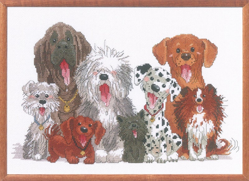 Janlynn Counted Cross Stitch Kit Dogs of Duck Port 15 x 10