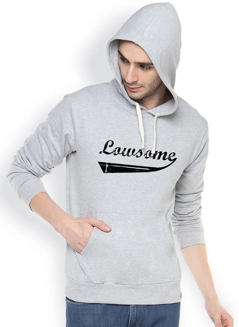 كامبوس سوترا هودي رجالي رمادي فاتح بطبعة قانونية