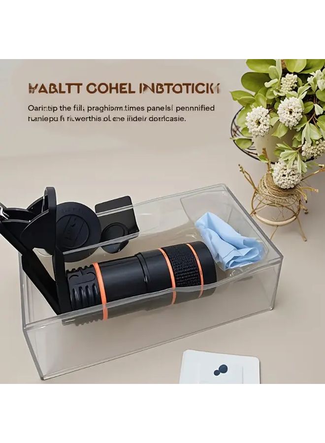 HD Telephoto With Macro Mode 8X Optical Zoom Clip On Phone Lens HEI Color - Image 5