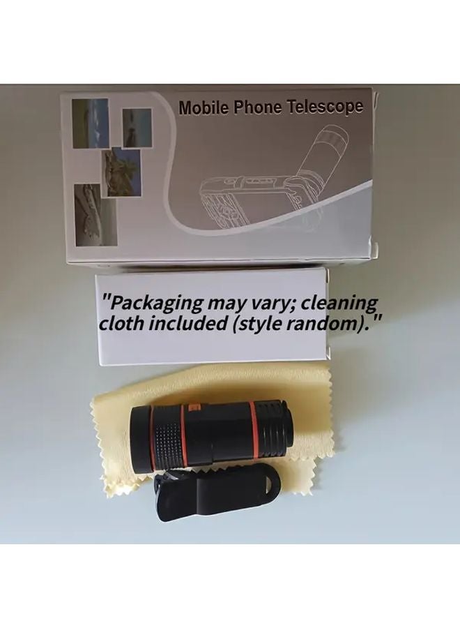 HD Telephoto With Macro Mode 8X Optical Zoom Clip On Phone Lens HEI Color - Image 1
