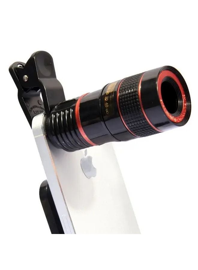 HD Telephoto With Macro Mode 8X Optical Zoom Clip On Phone Lens HEI Color - Image 4