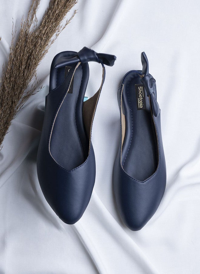 Shoetopia Girls Ballerinas with Bows Flats - Image 4