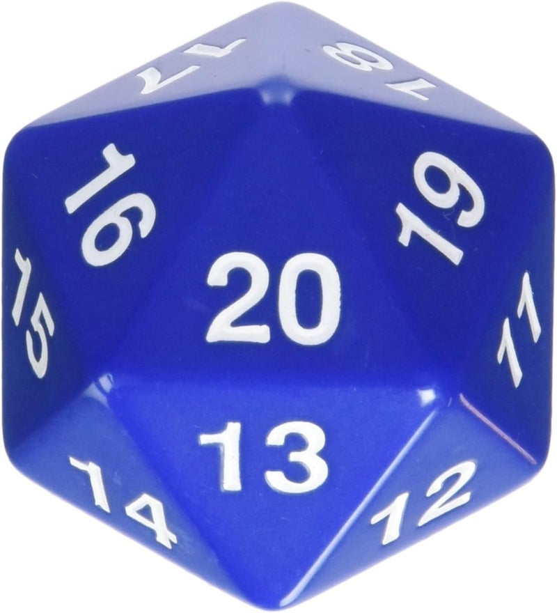 Koplow Games 14797 D20 Countdown Die - 55mm Blue - Image 1