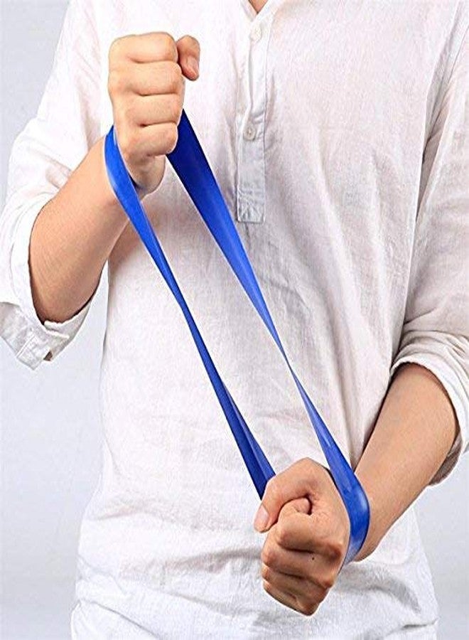 GymWar Resistance Loop Bands, Light Resistance Exercise Bands for Home Fitness, Stretching, Strength Training, Physical Therapy, Natural Latex Workout Bands, Pilates Flexbands - Blue - Image 3