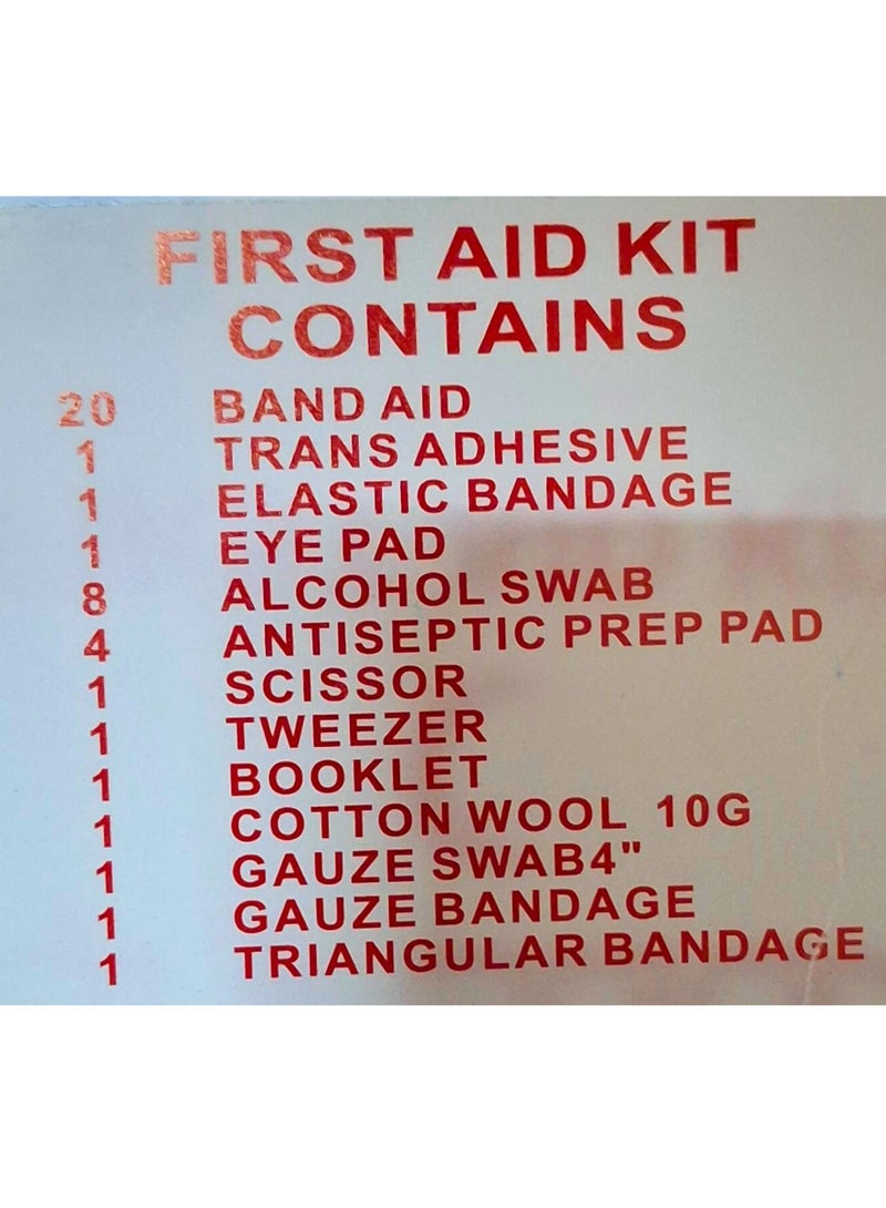 MTS Portable First Aid Kit, 42 Pieces in Box, For Car and Home - Image 4