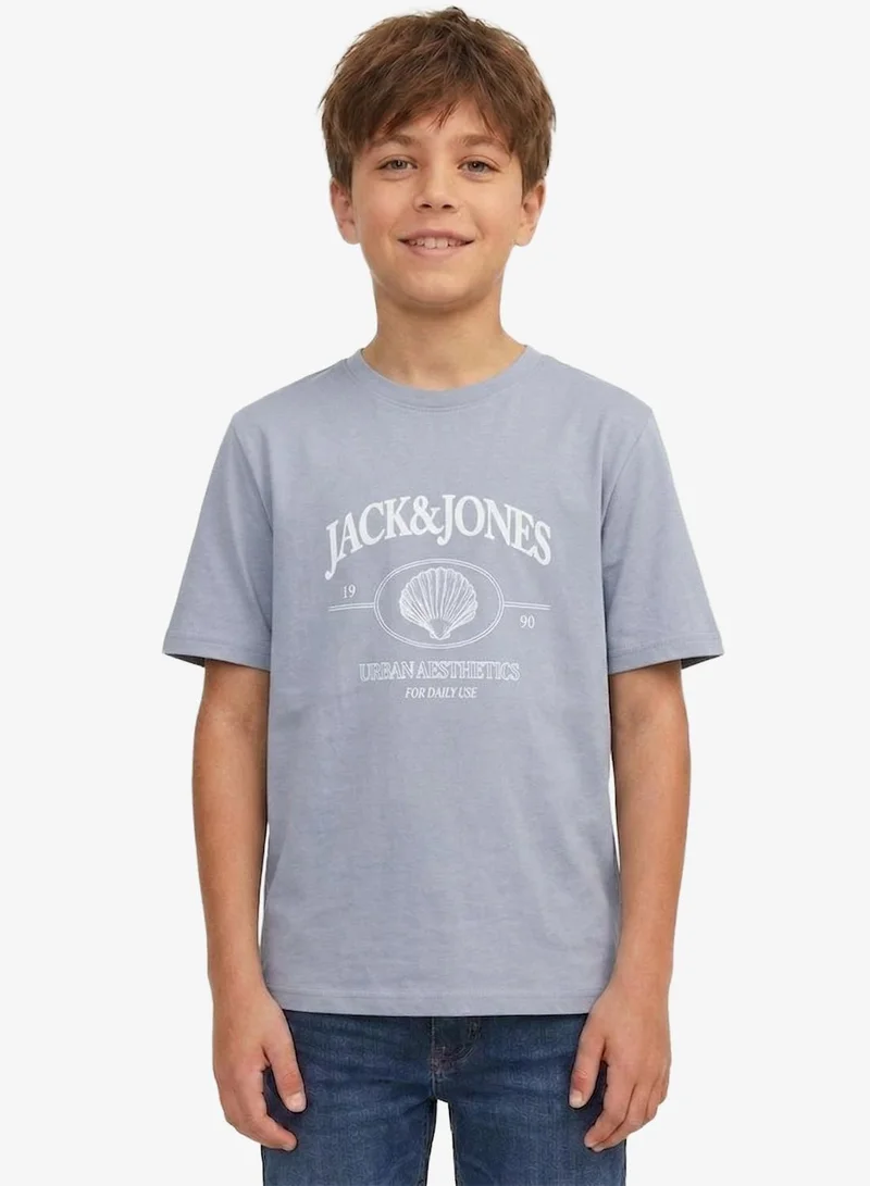 Jack & Jones Junior Youth Graphic Crew Neck T-Shirt